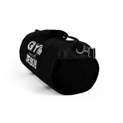 Gym and Jesus Duffel Bag - Perfect for Fitness Enthusiasts and Christian Lovers