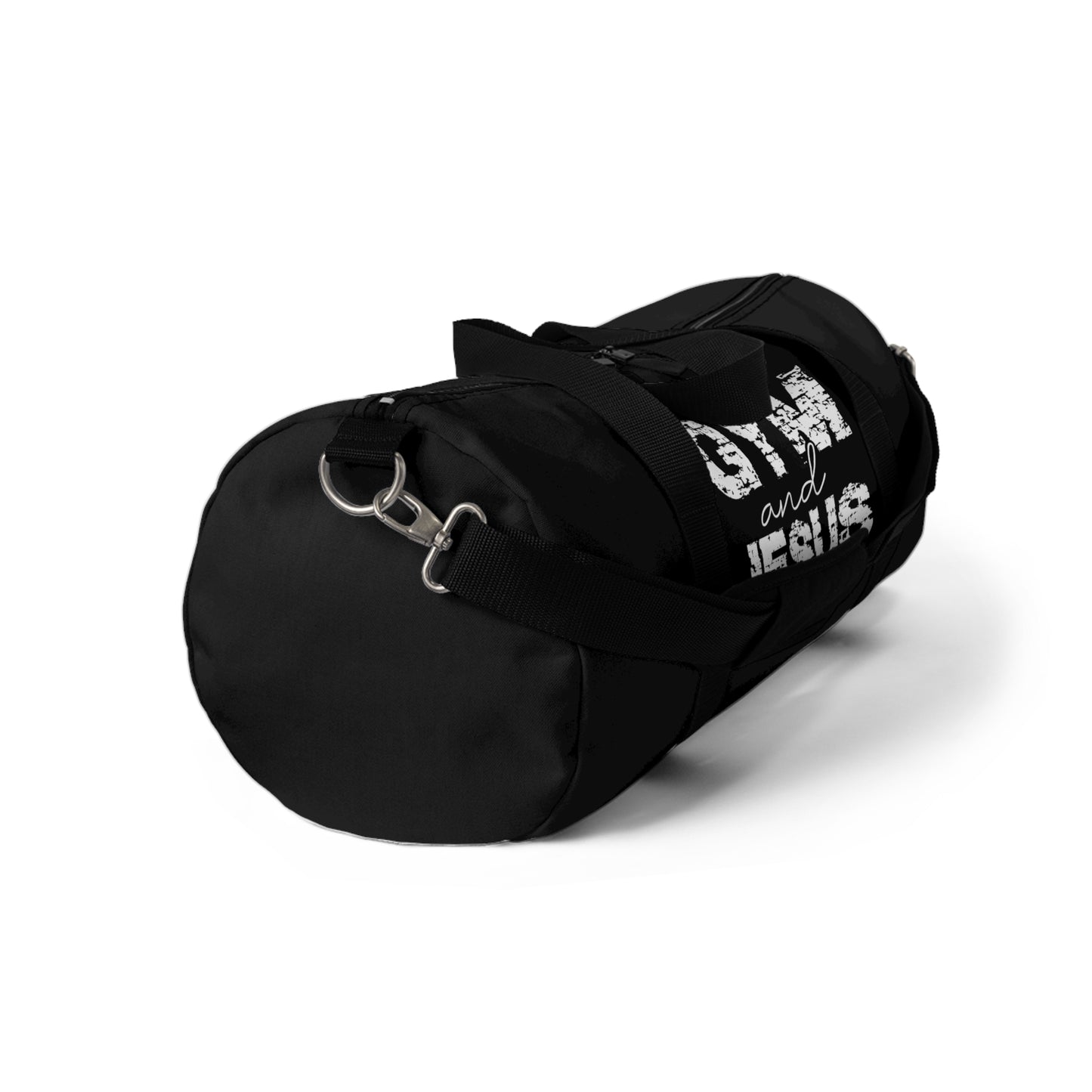 Gym and Jesus Duffel Bag - Perfect for Fitness Enthusiasts and Christian Lovers